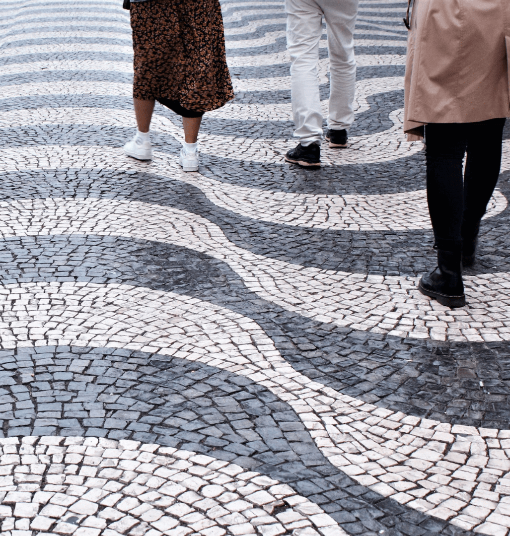 Traditional Portuguese pavement